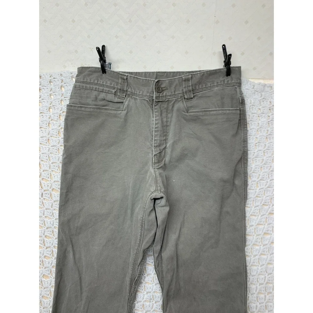 The North Face Mens‎ Canvas Jeans Mens 32 X30 Gray 4 Pocket Outdoor Hiking Work